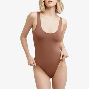 Maidenform Smoothing Seamless Bodysuit Bronzed Chestnut Size XL